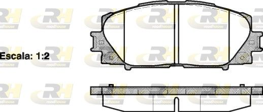 Brake Pad Set, disc brake Toyota Yaris 07- esim.