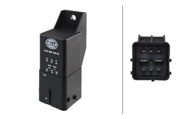 Relay, glow plug system -