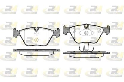 Brake Pad Set, disc brake Bmw E46,E90 01- esim.