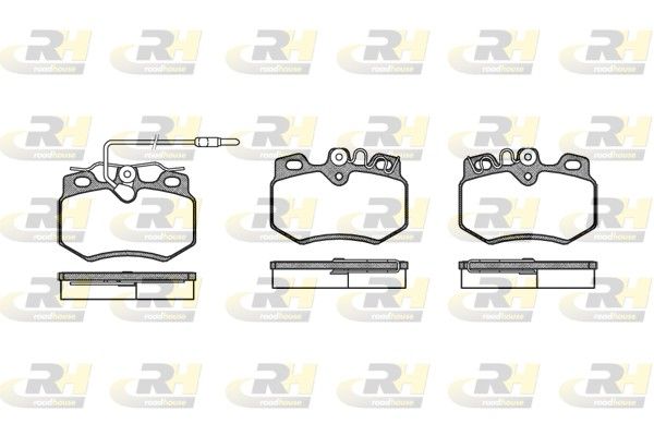 Brake Pad Set, disc brake Peugeot 205,309 85-93 esim.
