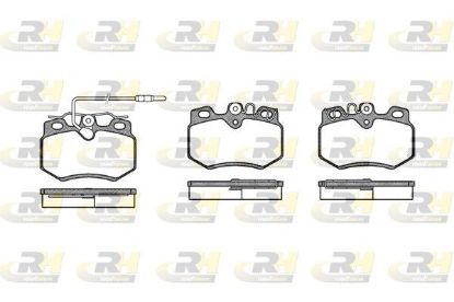 Brake Pad Set, disc brake Peugeot 205,309 85-93 esim. Brake Pad Set, disc brake Peugeot 205,309 85-93 esim.