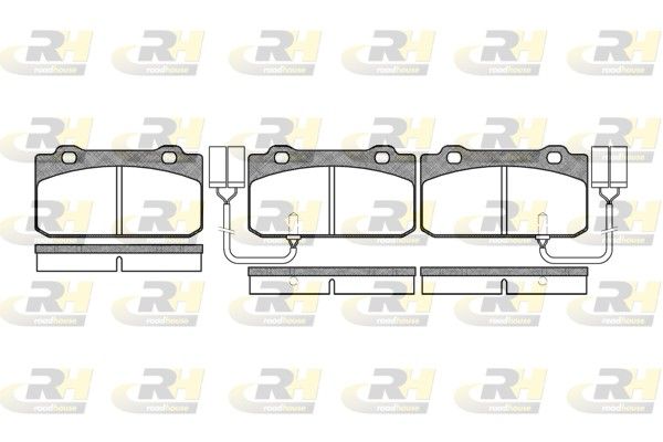 Brake Pad Set, disc brake Alfa 33 83-89 esim.