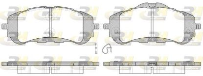 Brake Pad Set, disc brake PSA - 16 104 287 80
