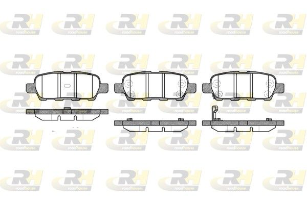 Brake Pad Set, disc brake RENAULT - 41 06 014 08R