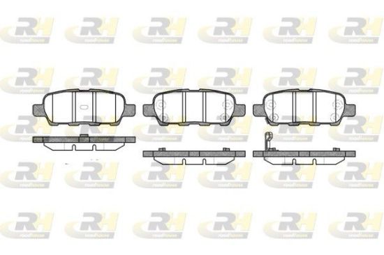 Brake Pad Set, disc brake RENAULT - 41 06 014 08R