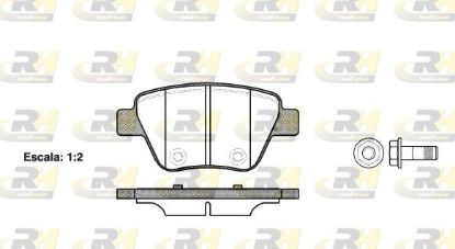 Brake Pad Set, disc brake VAG - 5K0 698 451