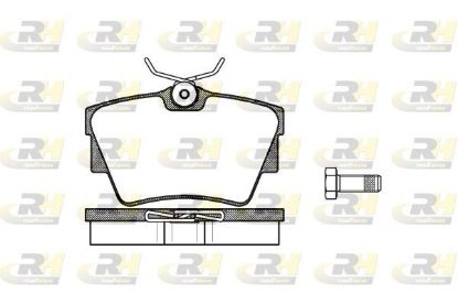 Brake Pad Set, disc brake RENAULT - 44 06 070 91R