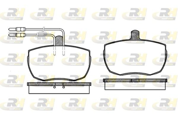 Brake Pad Set, disc brake IVECO 81-86 esim.
