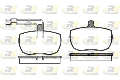 Brake Pad Set, disc brake IVECO 81-86 esim.