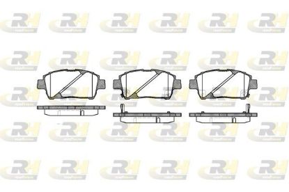 Brake Pad Set, disc brake Toyota YARIS 99-01 esim.