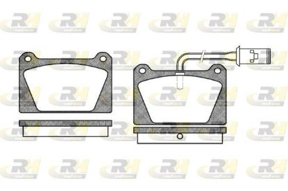 Brake Pad Set, disc brake METRO 81-84 esim. Brake Pad Set, disc brake METRO 81-84 esim.