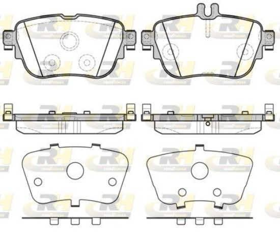 Brake Pad Set, disc brake MERCEDES-BENZ - 000 420 60 00