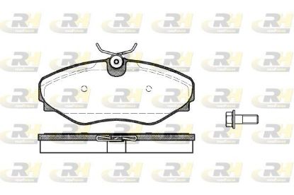 Brake Pad Set, disc brake RENAULT - 60 25 371 662