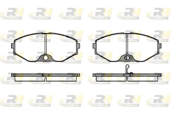 Brake Pad Set, disc brake Nissan MAXIMA QX 95- esim.