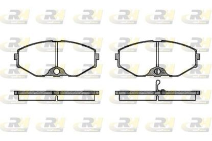 Brake Pad Set, disc brake Nissan MAXIMA QX 95- esim. Brake Pad Set, disc brake Nissan MAXIMA QX 95- esim.
