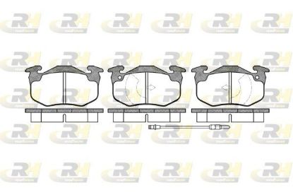 Brake Pad Set, disc brake Peugeot 205 83-85 esim. Brake Pad Set, disc brake Peugeot 205 83-85 esim.