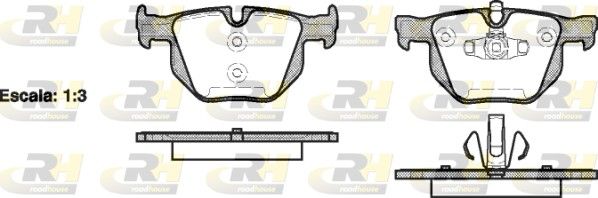 Brake Pad Set, disc brake BMW - 34 12 1 288 895