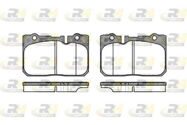 Brake Pad Set, disc brake LEXUS LS (UCF20) 10.94 - 10.00