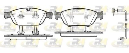 Brake Pad Set, disc brake VAG - 4G0 698 151B
