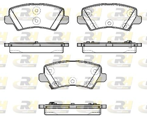 Brake Pad Set, disc brake Kia Picanto 17-