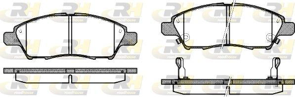 Brake Pad Set, disc brake Nissan Tiida 07- esim.