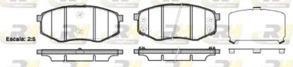 Brake Pad Set, disc brake HYUNDAI - 58101-2SA00