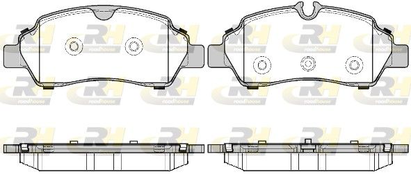 Brake Pad Set, disc brake TRANSIT Buss 08.13 -