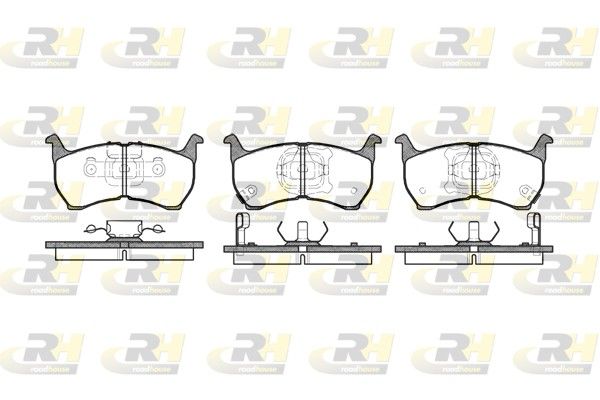 Brake Pad Set, disc brake Mazda 626 83-87 esim.