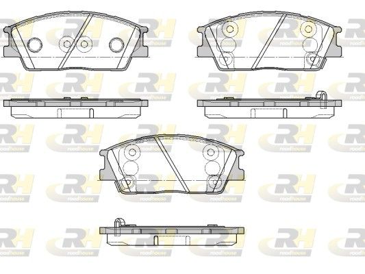 Brake Pad Set, disc brake Kia Soul 19-