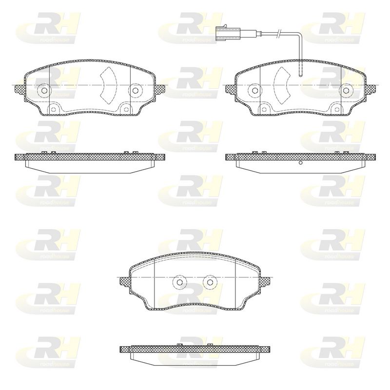 Brake Pad Set, disc brake FIAT DUCATO (250_) (07/21-)