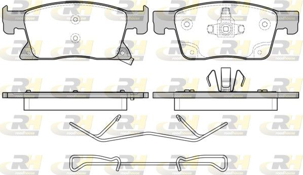 Brake Pad Set, disc brake GENERAL MOTORS - 13478301