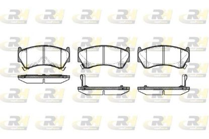 Brake Pad Set, disc brake Nissan 200SX 93- esim.
