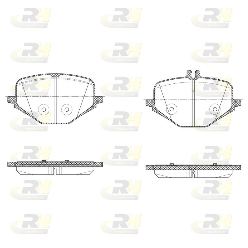 Brake Pad Set, disc brake MB GLE