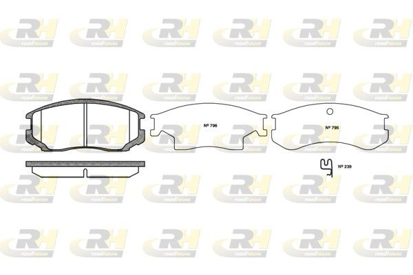 Brake Pad Set, disc brake Daihatsu Terios 93- esim.