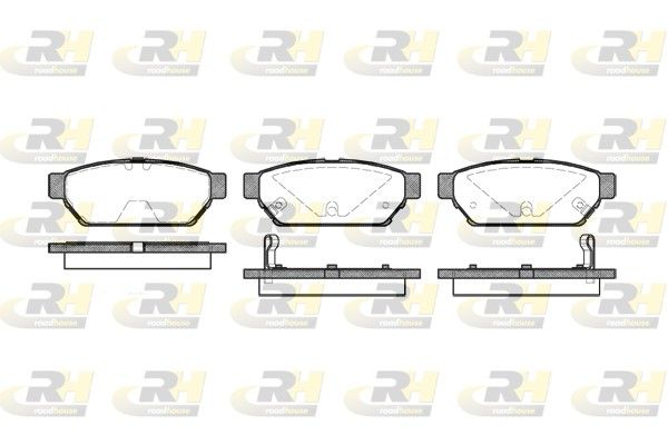 Brake Pad Set, disc brake COLT, LANCER,CARISMA 90- tagu
