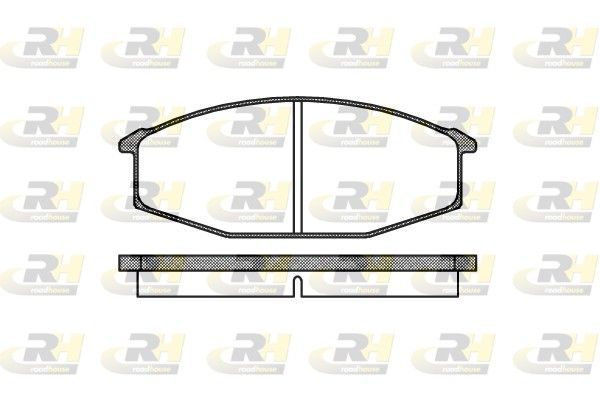 Brake Pad Set, disc brake Toyota CROWN 80-83 esim.