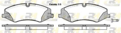 Brake Pad Set, disc brake LAND ROVER - LR016962