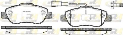 Brake Pad Set, disc brake FIAT - 77363974