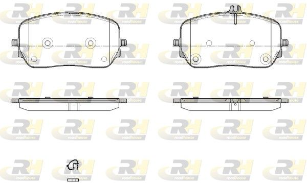 Brake Pad Set, disc brake MERCEDES-BENZ - 000 420 78 02