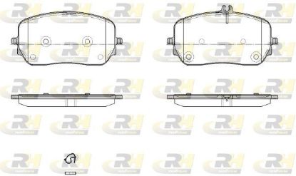 Brake Pad Set, disc brake MERCEDES-BENZ - 000 420 78 02
