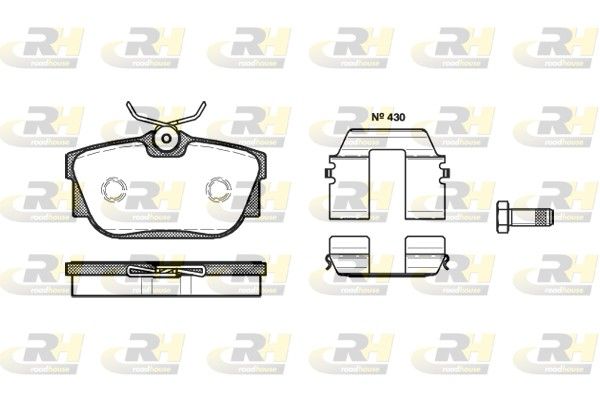 Brake Pad Set, disc brake VW Transporter T4 95-00 tagum