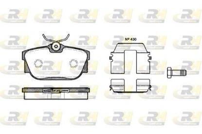 Brake Pad Set, disc brake VW Transporter T4 95-00 tagum