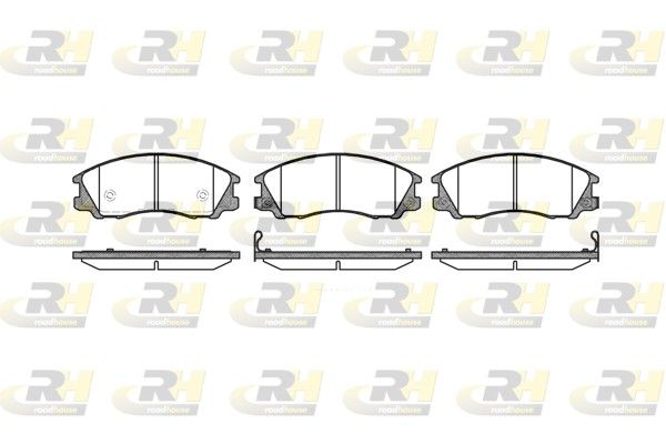 Brake Pad Set, disc brake HYUNDAI - 58101-H1A00