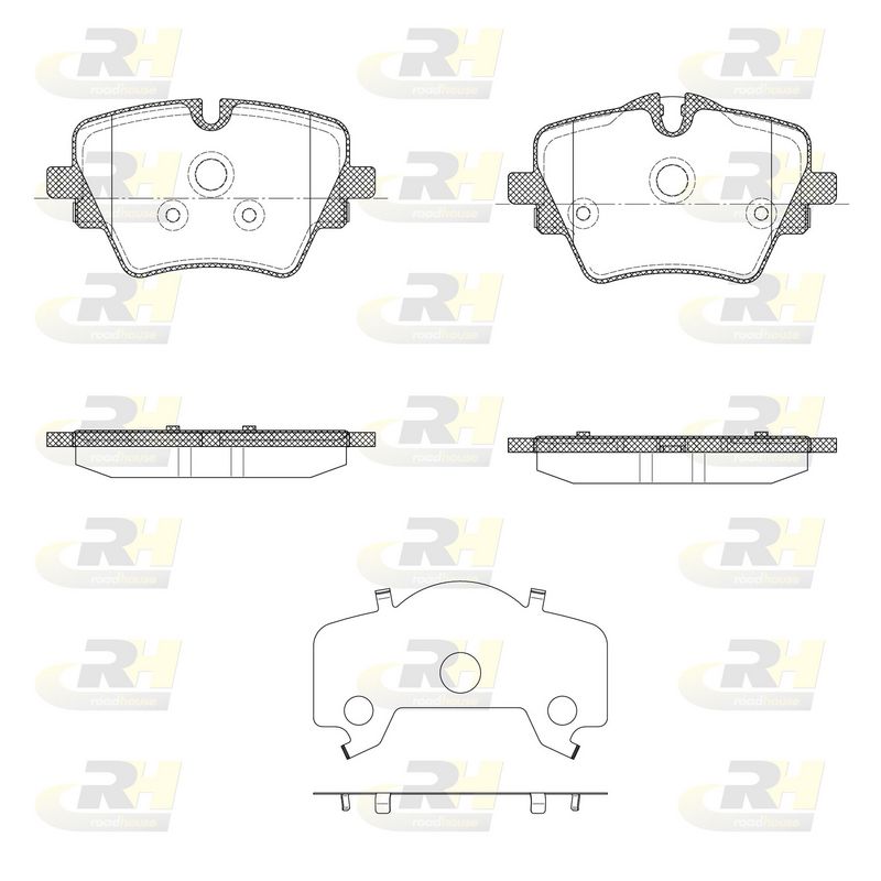 Brake Pad Set, disc brake BMW X1 (U11) sDrive 20 i Mild-Hybrid 2022-