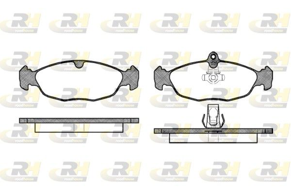 Brake Pad Set, disc brake Jaguar XK 8 02-06 tagum.