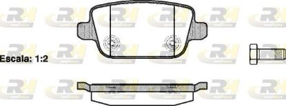 Brake Pad Set, disc brake FORD - 1 439 867