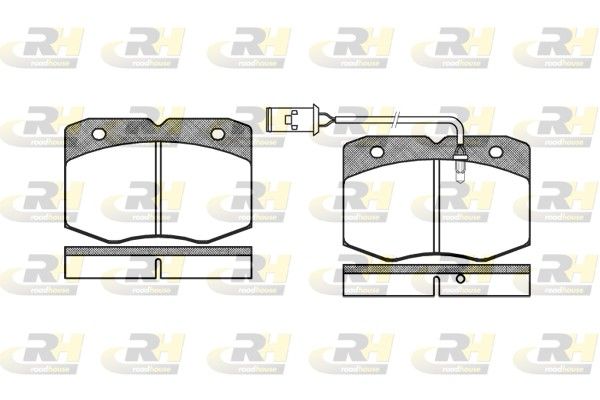 Brake Pad Set, disc brake IVECO DAILY 89- esim.