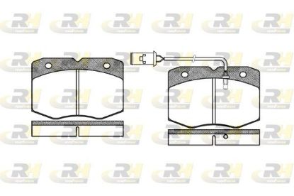 Brake Pad Set, disc brake IVECO DAILY 89- esim.
