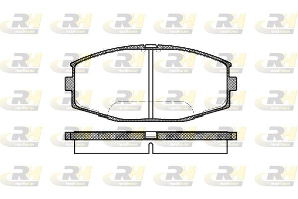 Brake Pad Set, disc brake Toyota CROWN 84-85 esim.