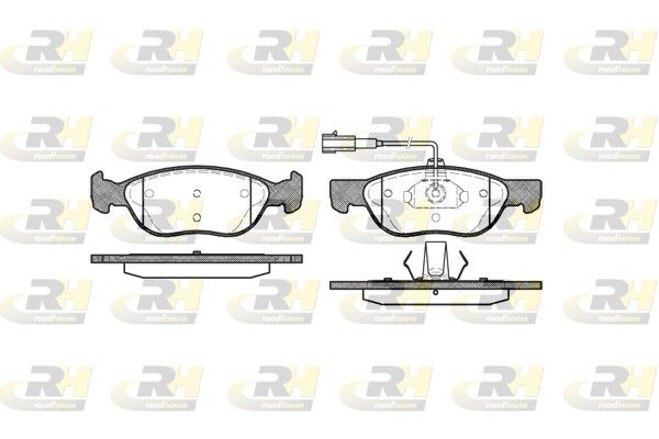 Brake Pad Set, disc brake Fiat BRAVA,BRAVO 95-01 esim.
